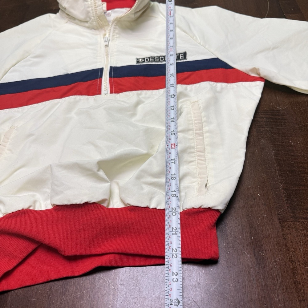 Vintage DESCENTE 1/2 Zip Pullover Ski Jacket Size XS USA Kangaroo Zip Pocket - Picture 7 of 7